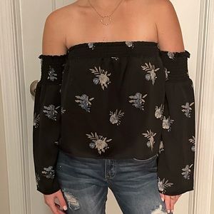 Off the shoulder blouse